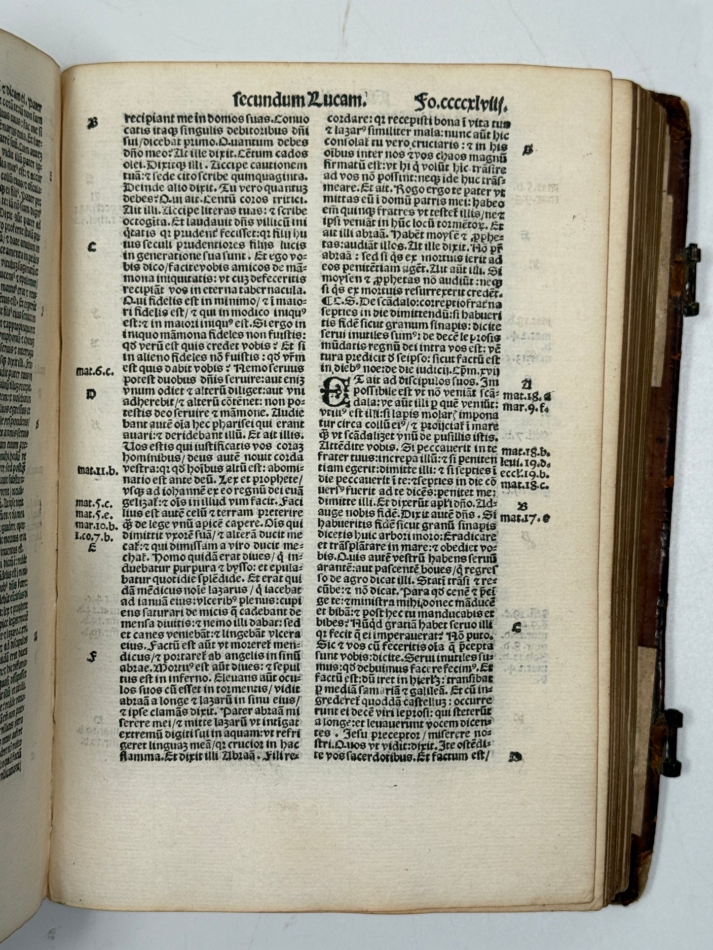 1549 Latin Bible; Kerver