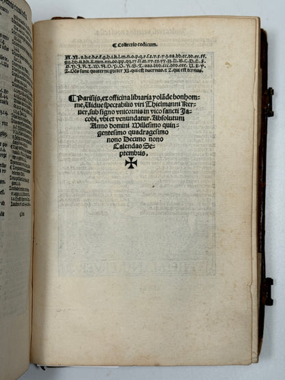 1549 Latin Bible; Kerver