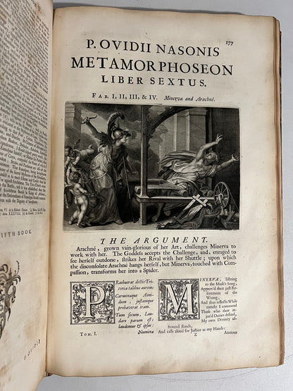 Ovid's Metamorphoses 1732 Latin & English