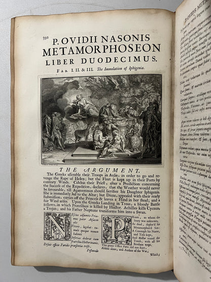 Ovid's Metamorphoses 1732 Latin & English