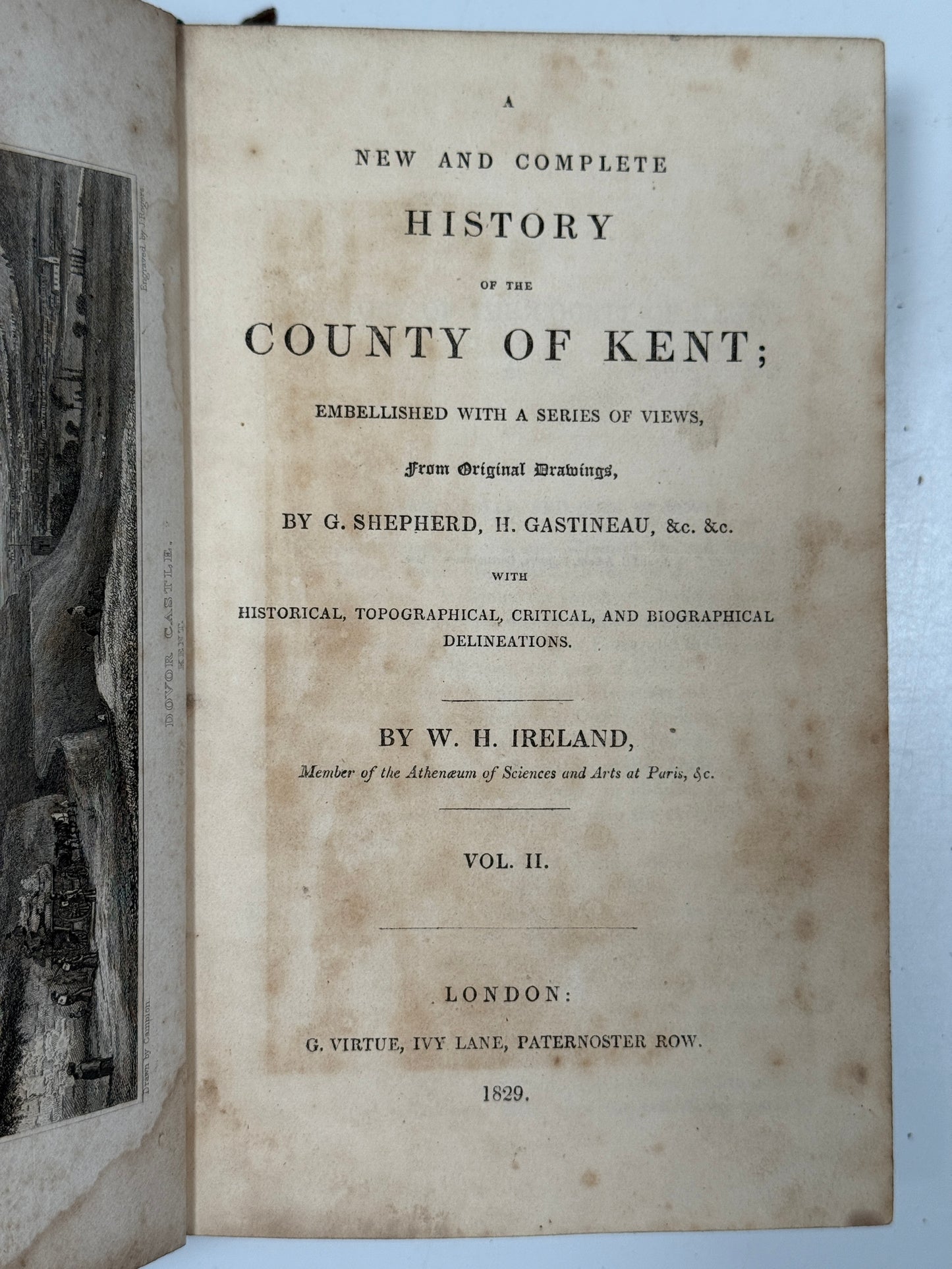 The History of Kent 1828-1830