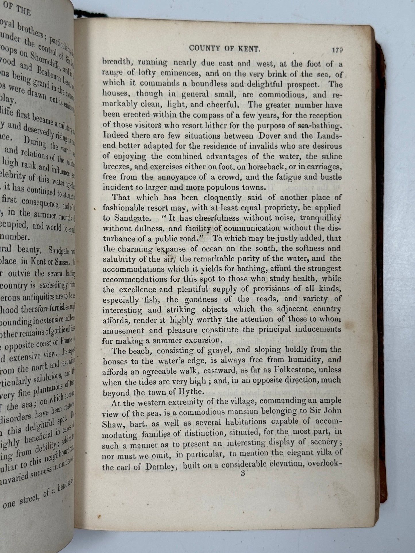 The History of Kent 1828-1830