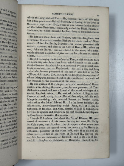 The History of Kent 1828-1830