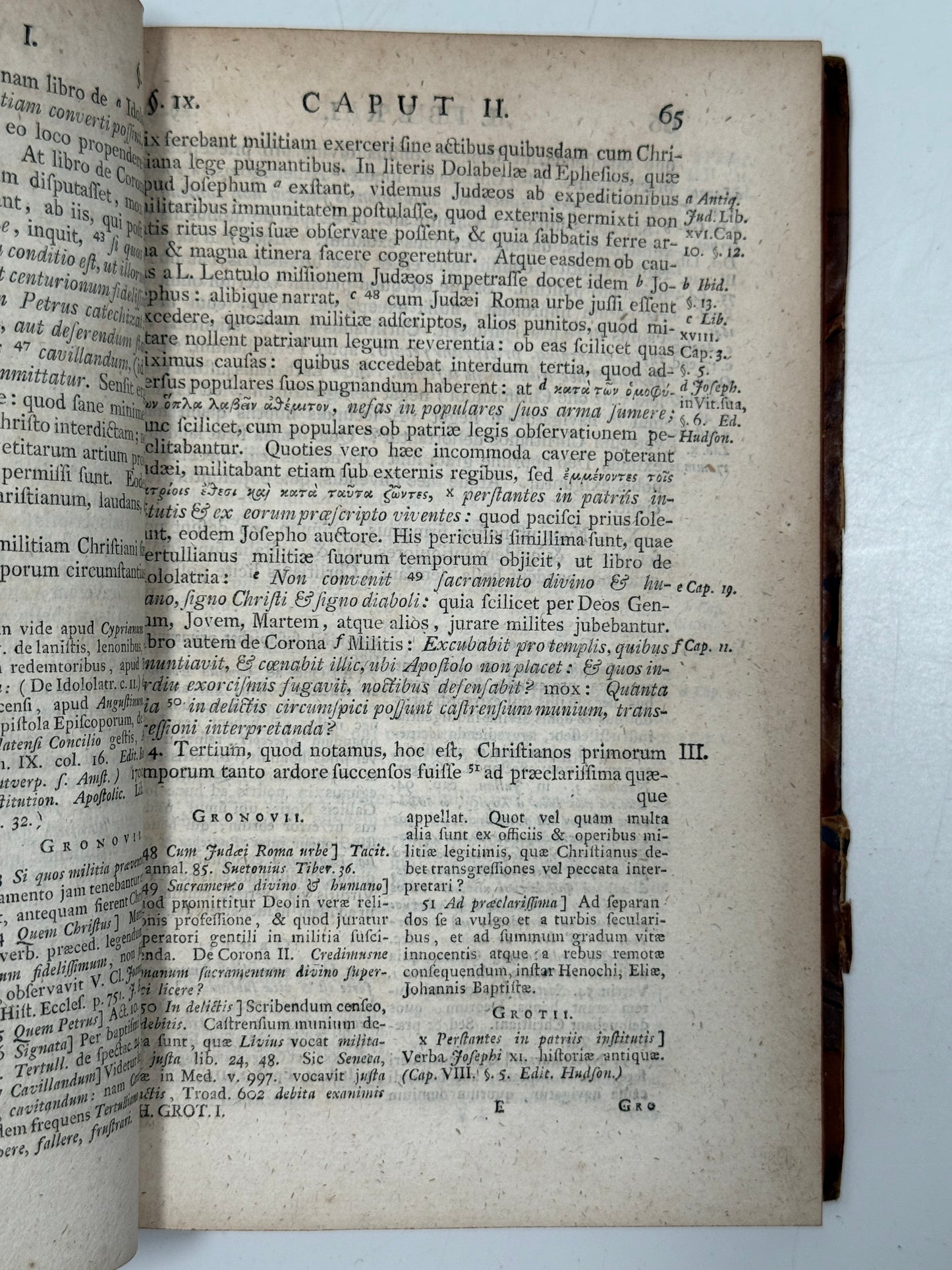 Hugo Grotius’ On the Law of War and Peace 1758