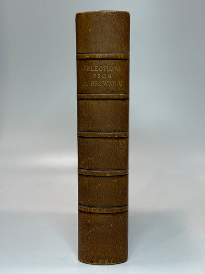 The Poetical Works of Robert Browning 1891 Riviere