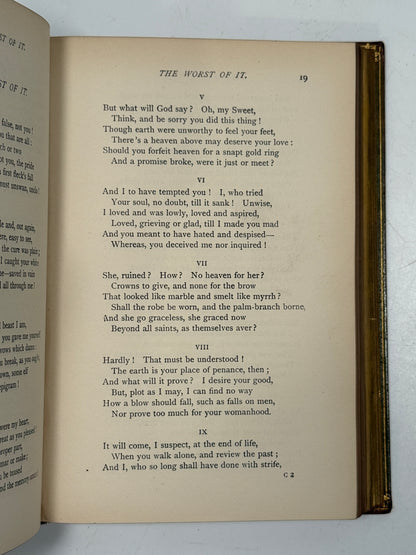 The Poetical Works of Robert Browning 1891 Riviere