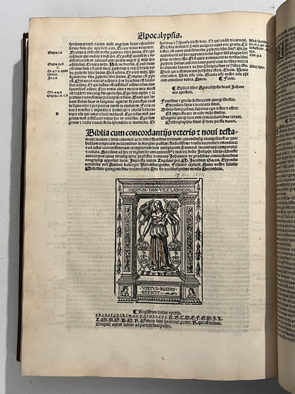 Biblia Latina 1516 Anton Koberger Imprint