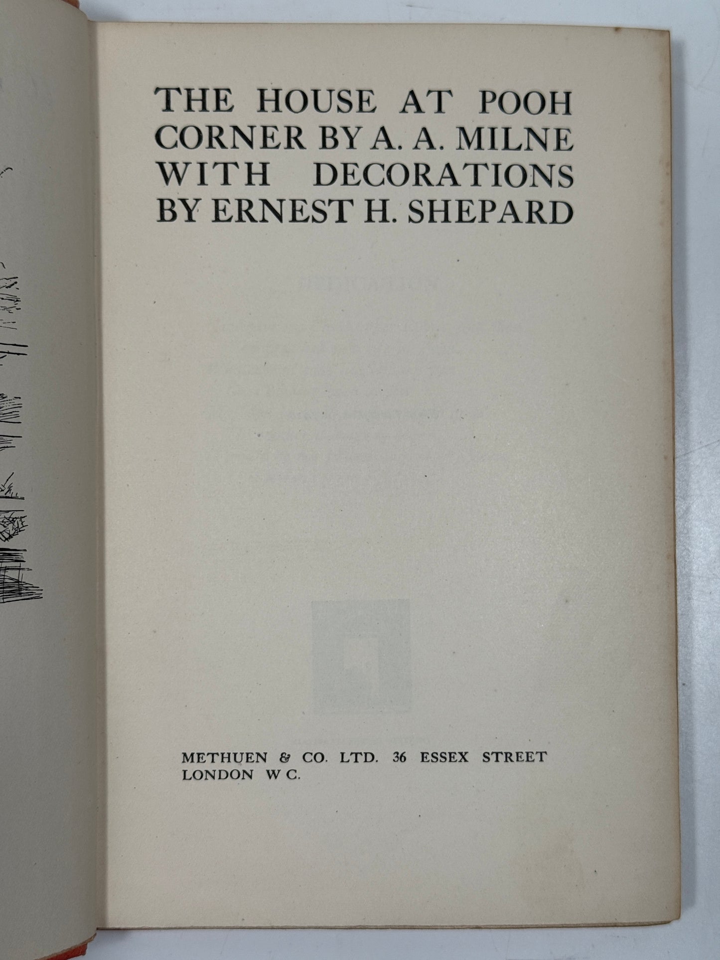 House at Pooh Corner by A.A Milne 1928 First Edition First Impression with Dust Jacket
