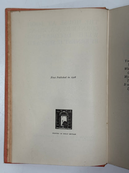 House at Pooh Corner by A.A Milne 1928 First Edition First Impression with Dust Jacket