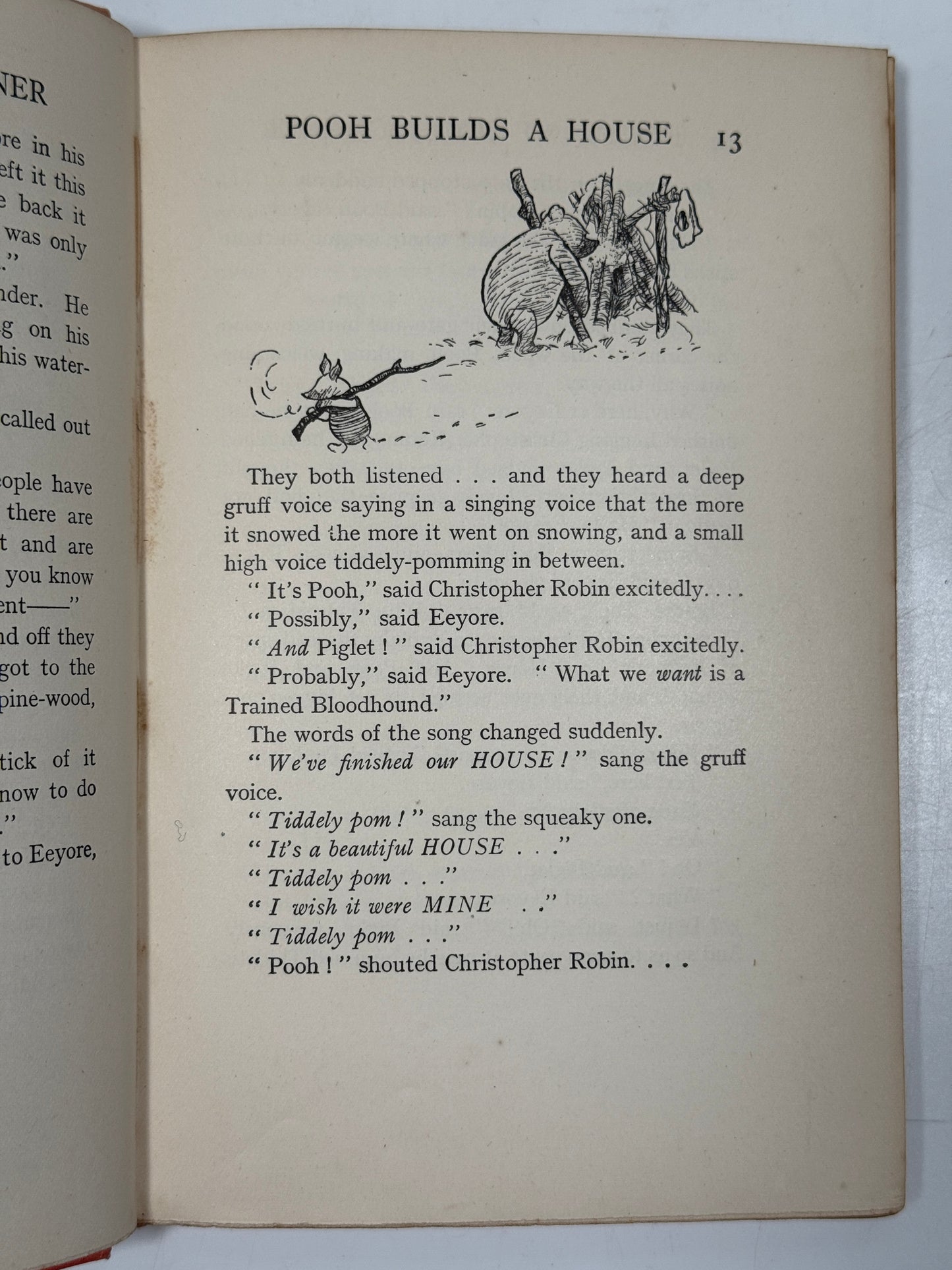 House at Pooh Corner by A.A Milne 1928 First Edition First Impression with Dust Jacket