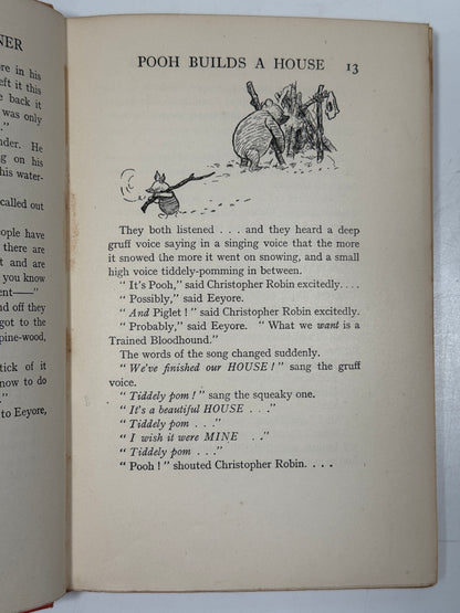 House at Pooh Corner by A.A Milne 1928 First Edition First Impression with Dust Jacket