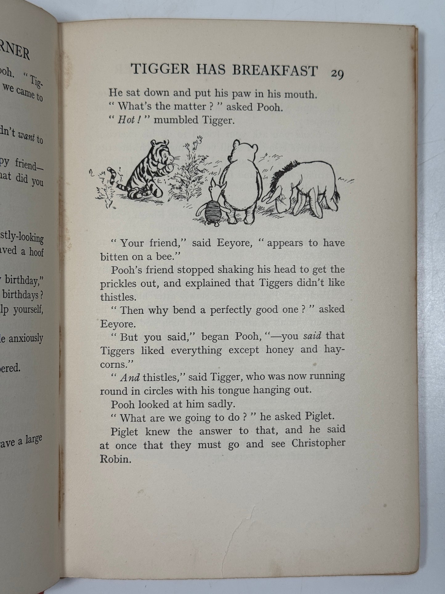 House at Pooh Corner by A.A Milne 1928 First Edition First Impression with Dust Jacket