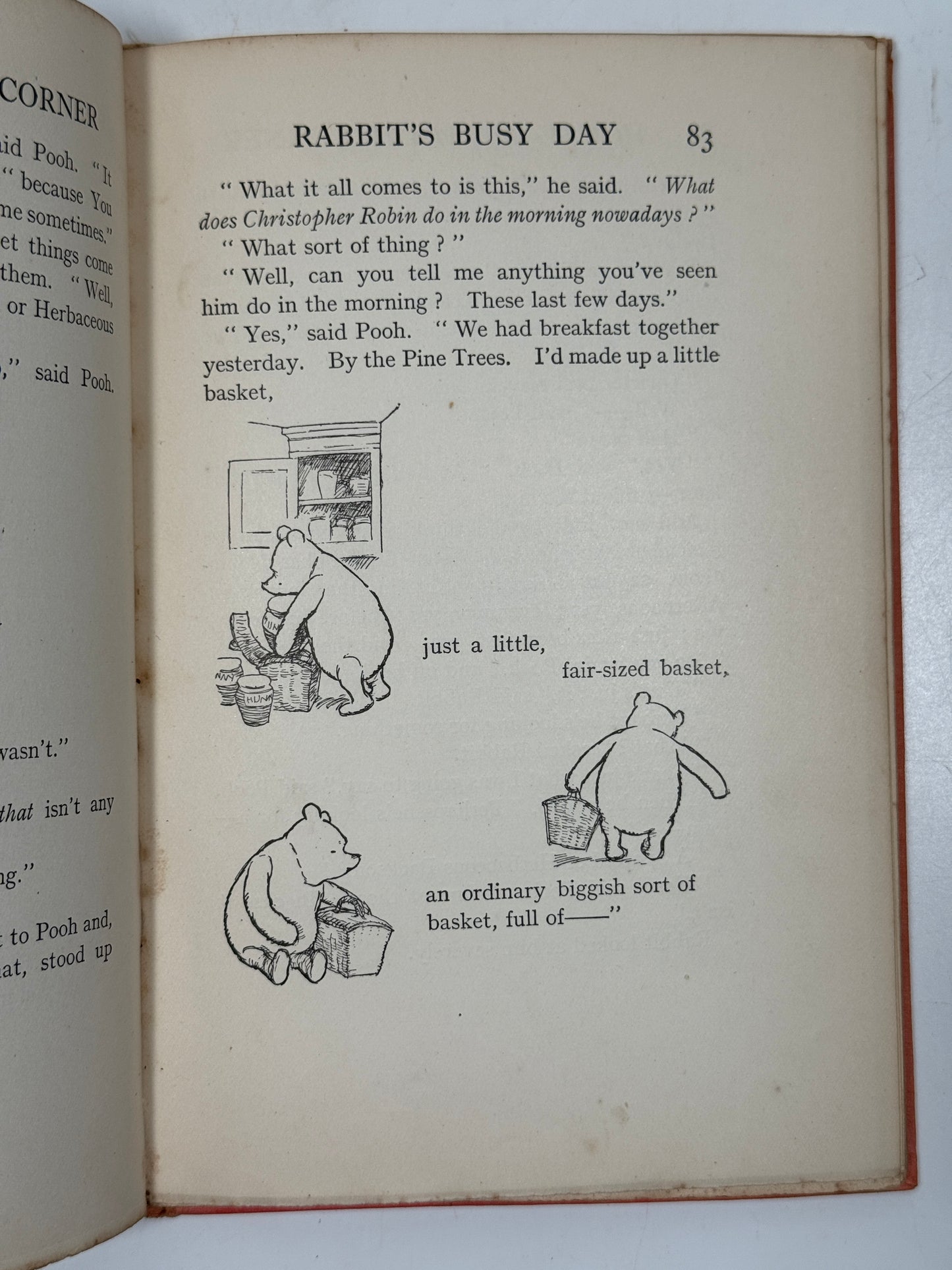 House at Pooh Corner by A.A Milne 1928 First Edition First Impression with Dust Jacket