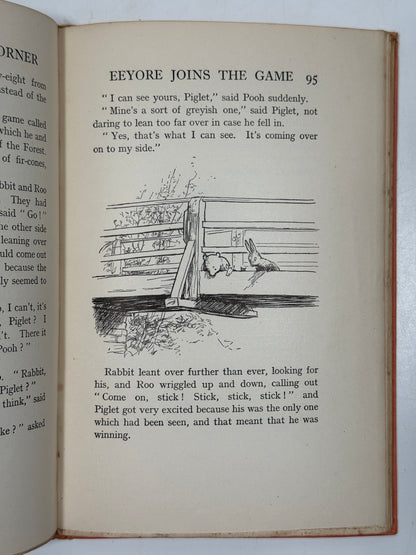 House at Pooh Corner by A.A Milne 1928 First Edition First Impression with Dust Jacket