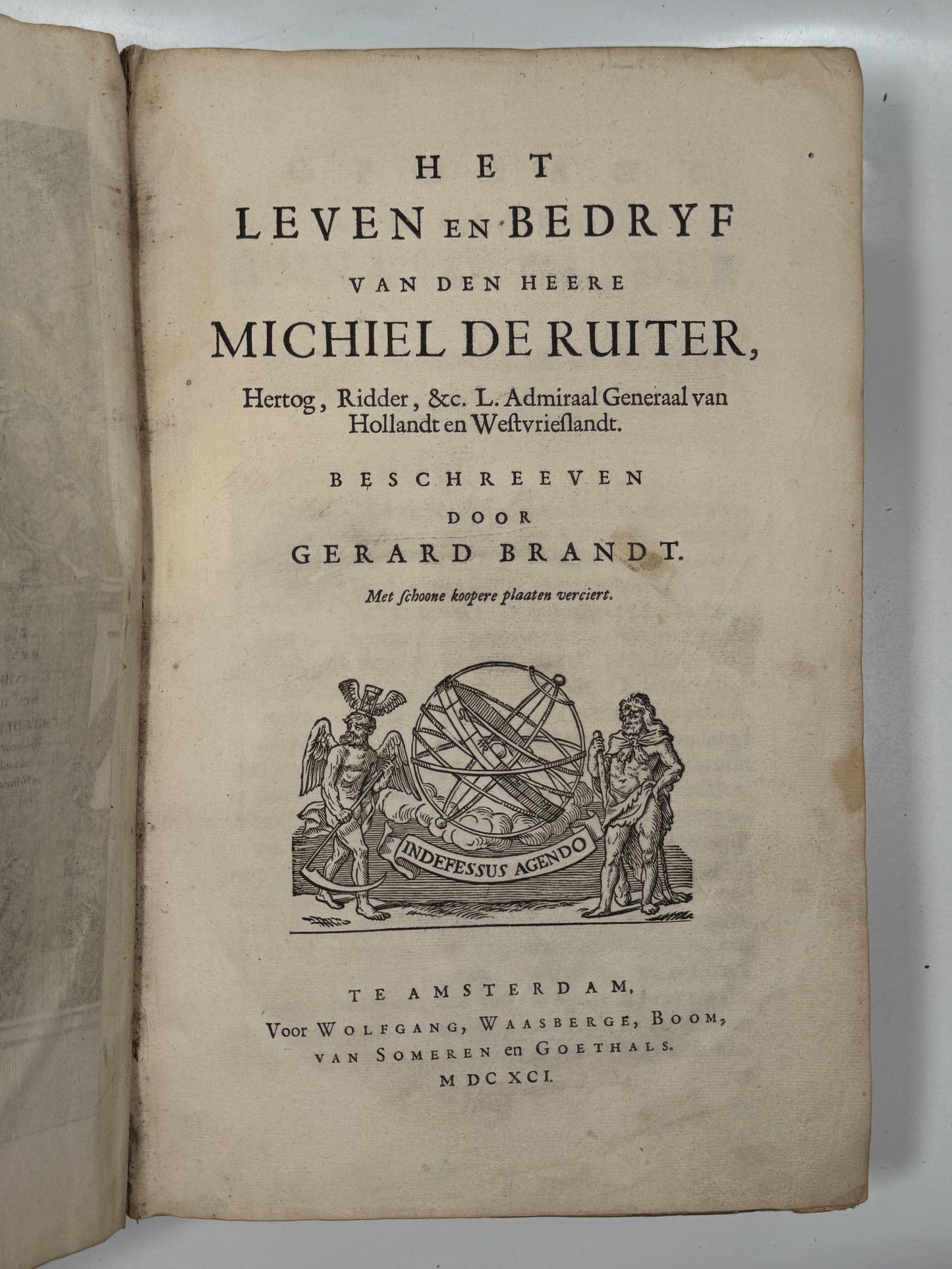 Gerard Brandt's Life of Michiel de Ruyter 1691
