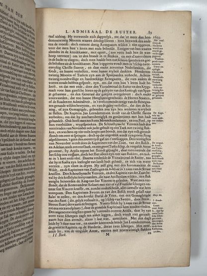 Gerard Brandt's Life of Michiel de Ruyter 1691