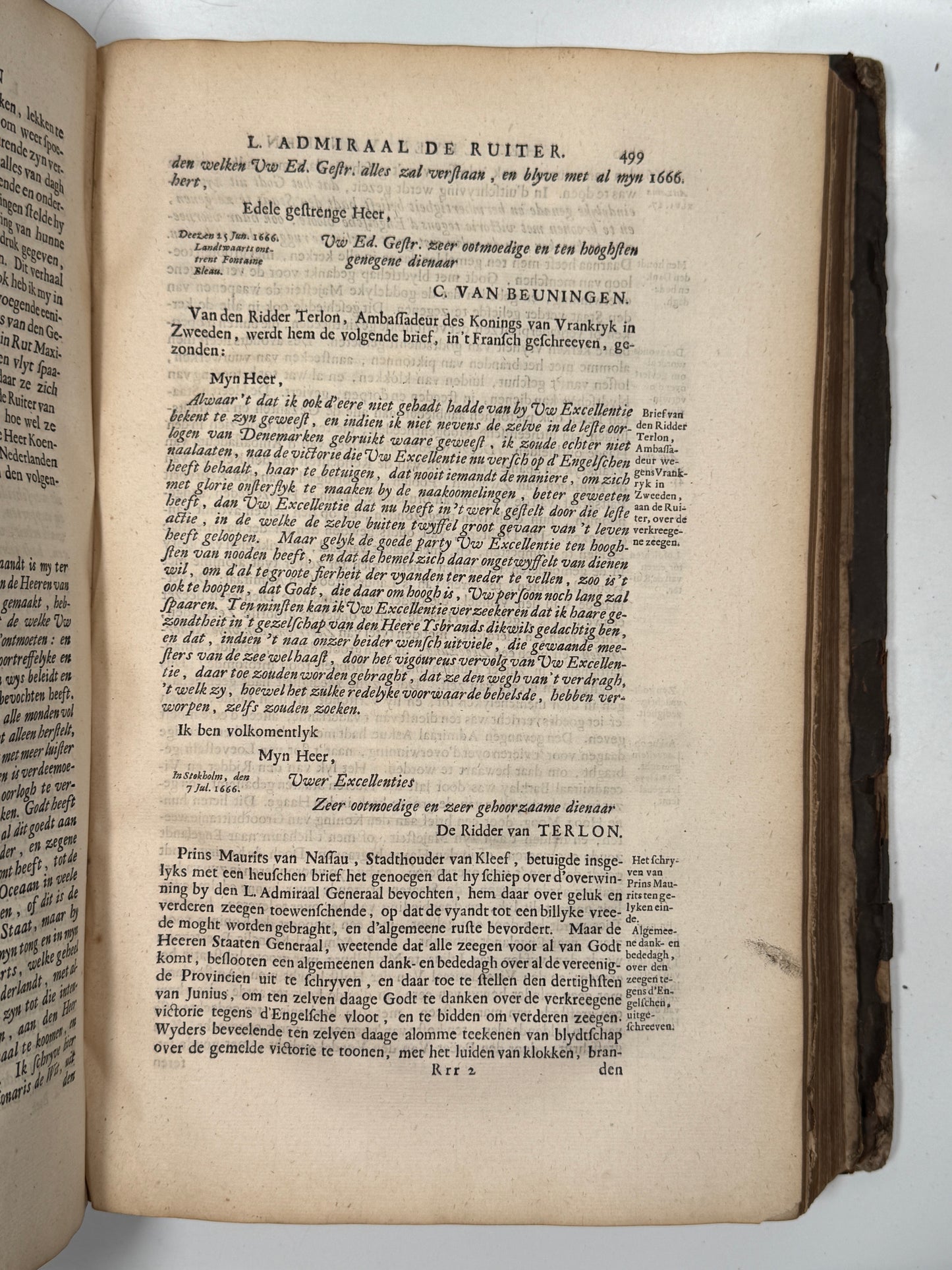 Gerard Brandt's Life of Michiel de Ruyter 1691
