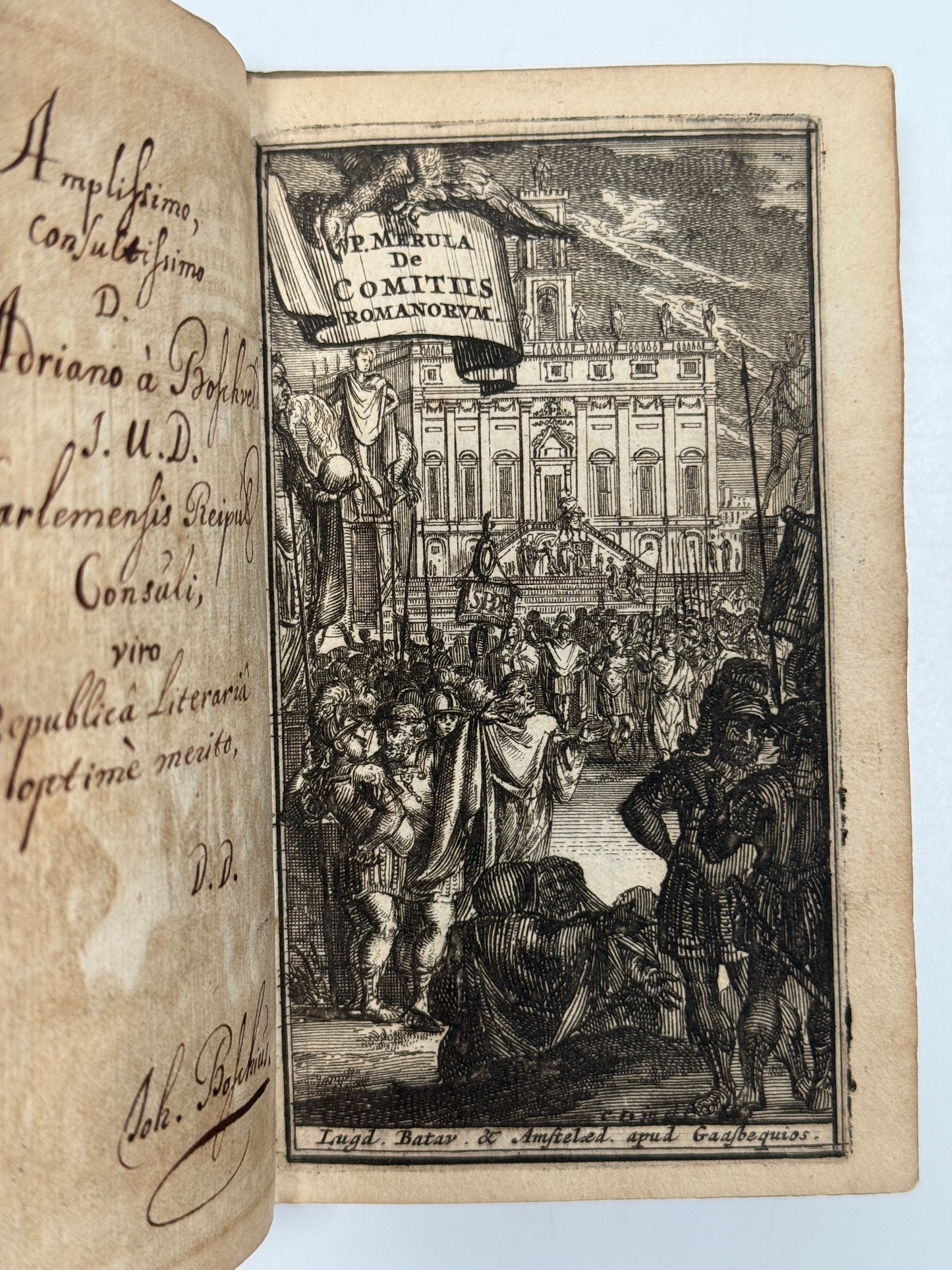 Ancient Rome Military History 1675 Paul Merula Presentation Copy