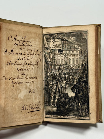 Ancient Rome Military History 1675 Paul Merula Presentation Copy