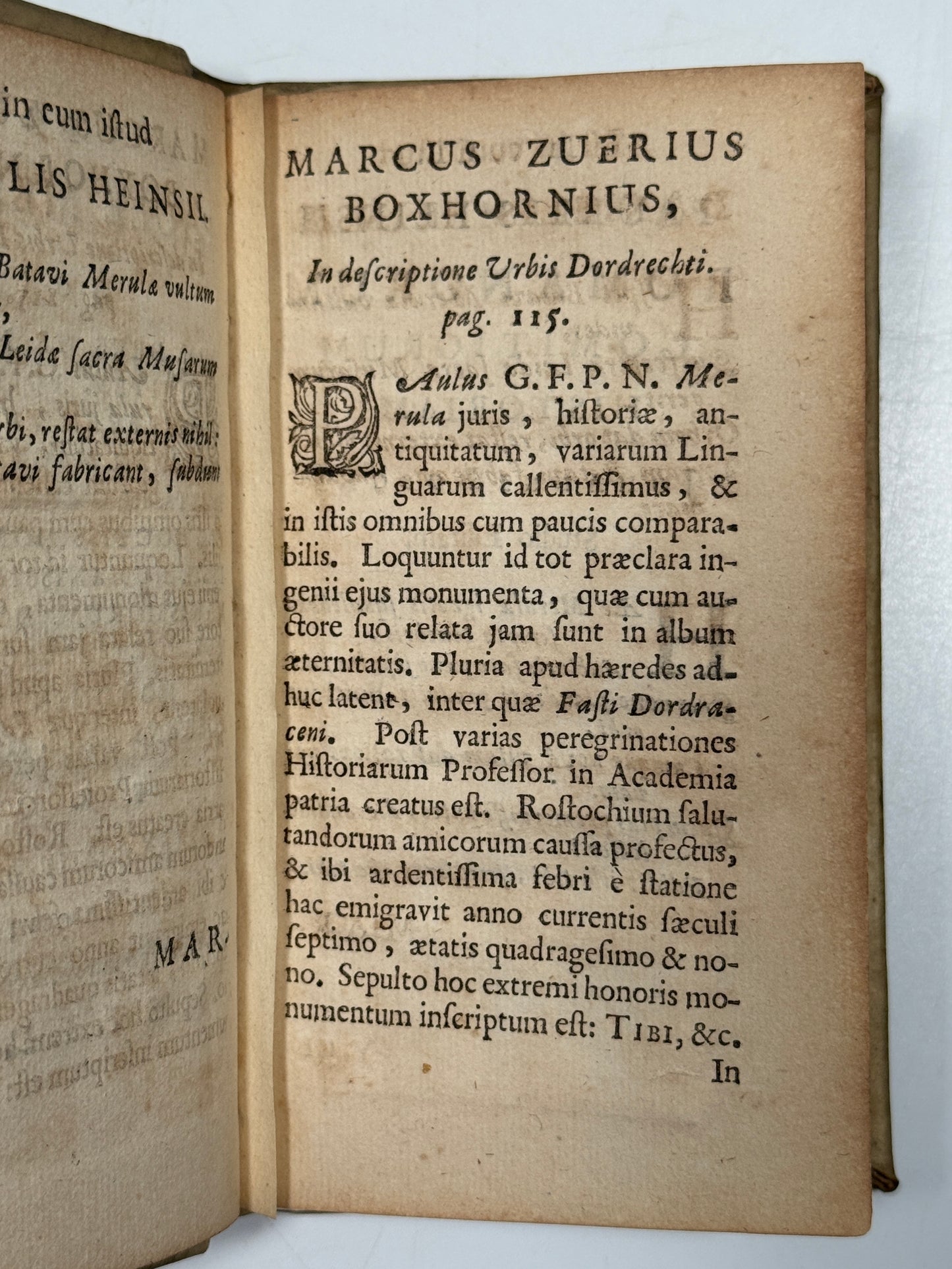 Ancient Rome Military History 1675 Paul Merula Presentation Copy