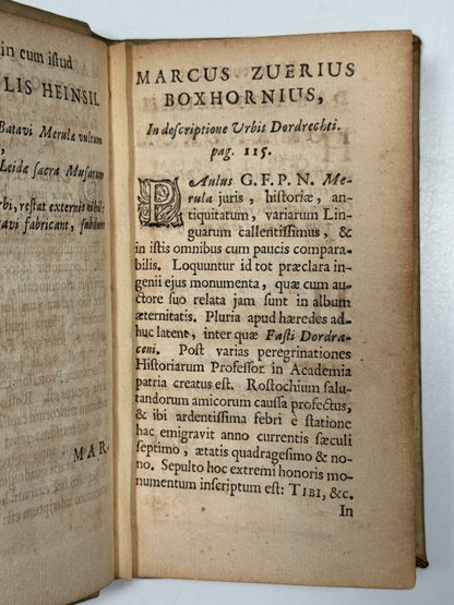 Ancient Rome Military History 1675 Paul Merula Presentation Copy