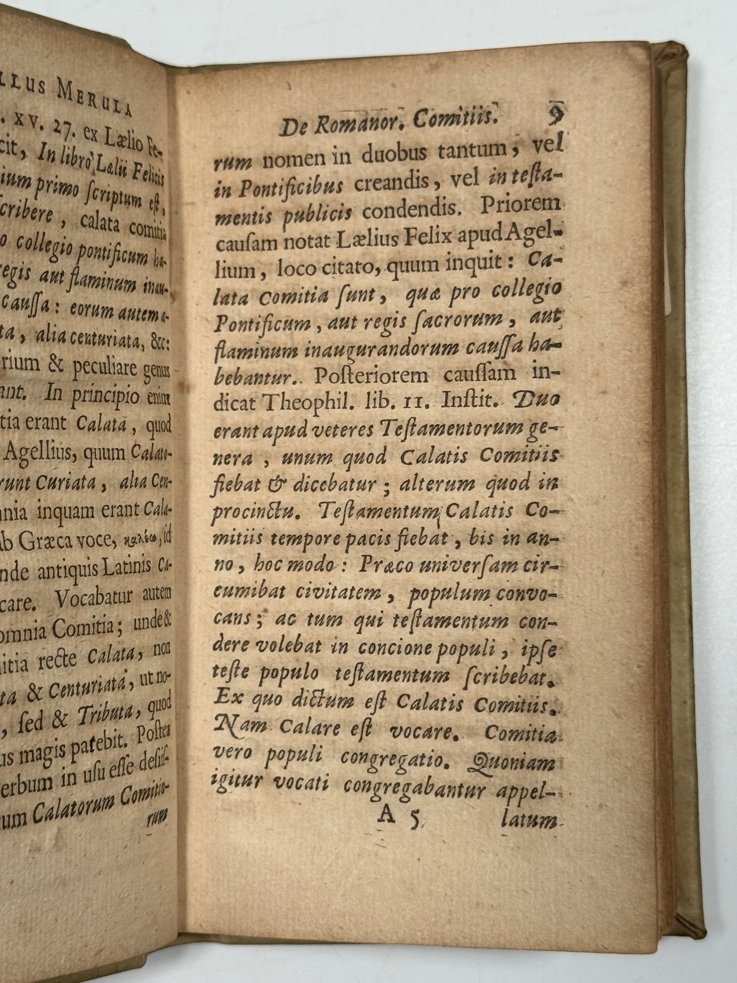 Ancient Rome Military History 1675 Paul Merula Presentation Copy