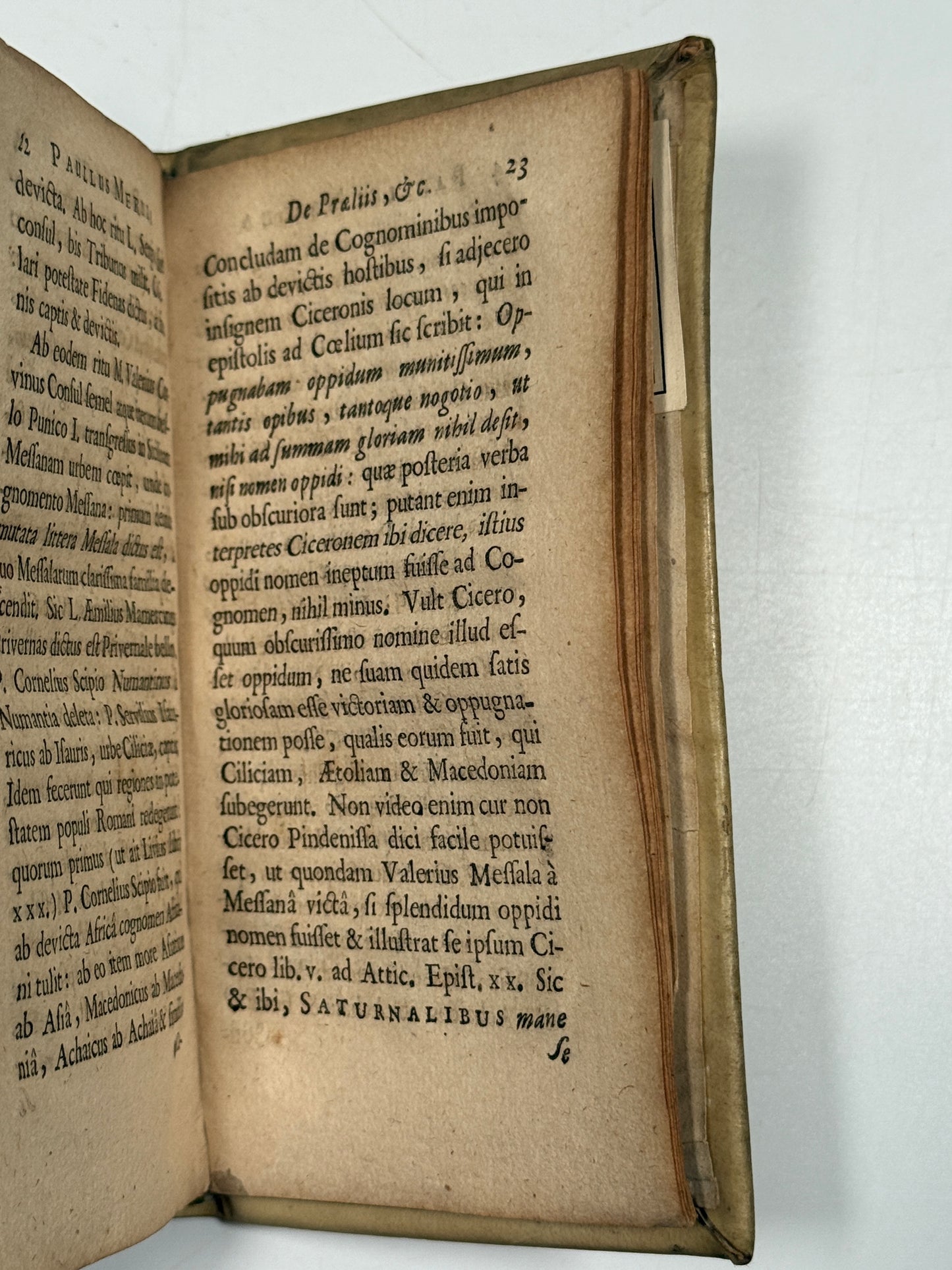 Ancient Rome Military History 1675 Paul Merula Presentation Copy