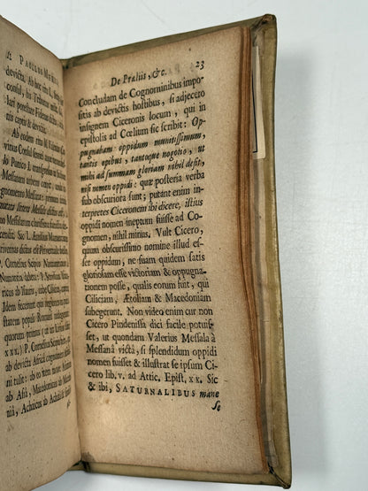 Ancient Rome Military History 1675 Paul Merula Presentation Copy