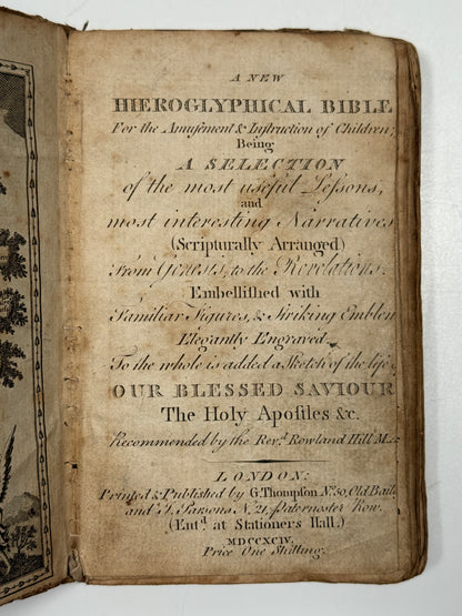 A New Hieroglyphical Bible 1794