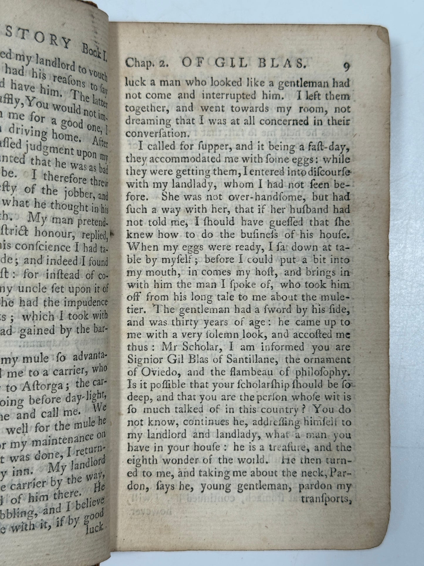 The History and Adventures of Gil Blas 1764