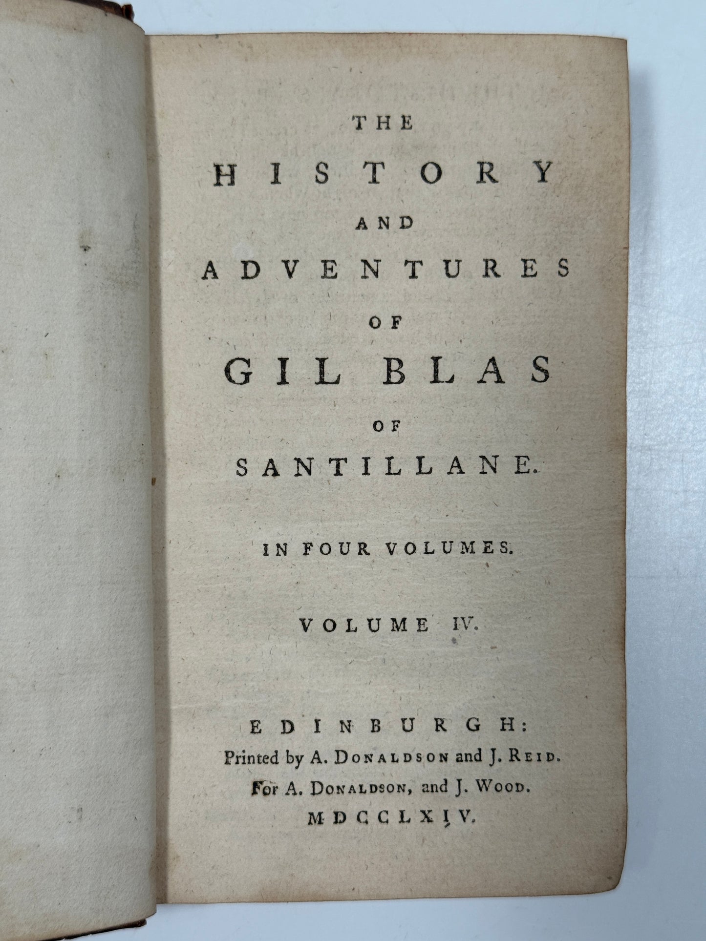 The History and Adventures of Gil Blas 1764