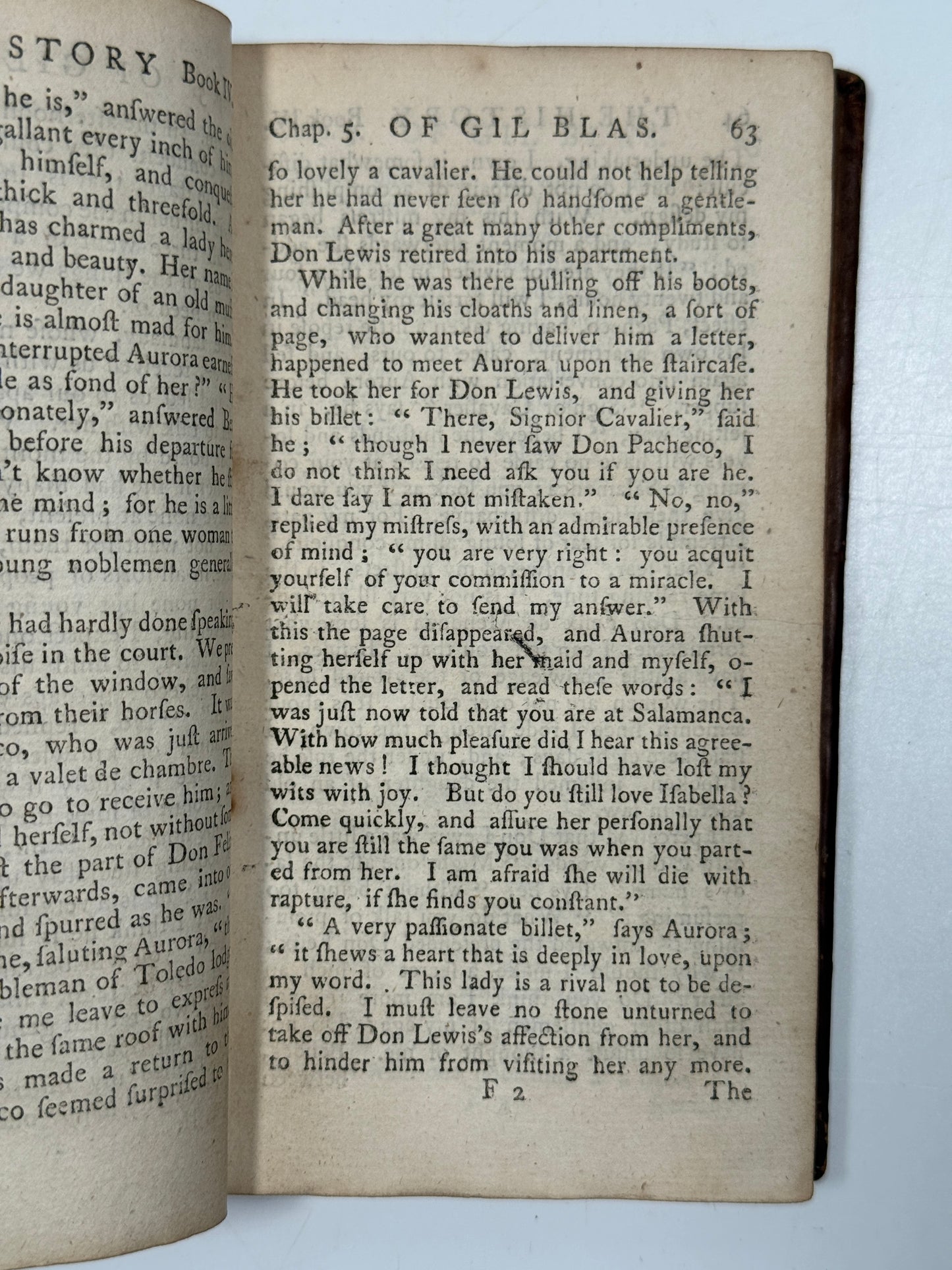 The History and Adventures of Gil Blas 1764