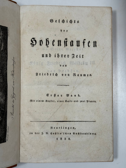 The History of the Hohenstaufen von Raumer 1828-1829