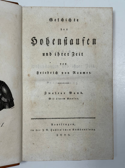 The History of the Hohenstaufen von Raumer 1828-1829