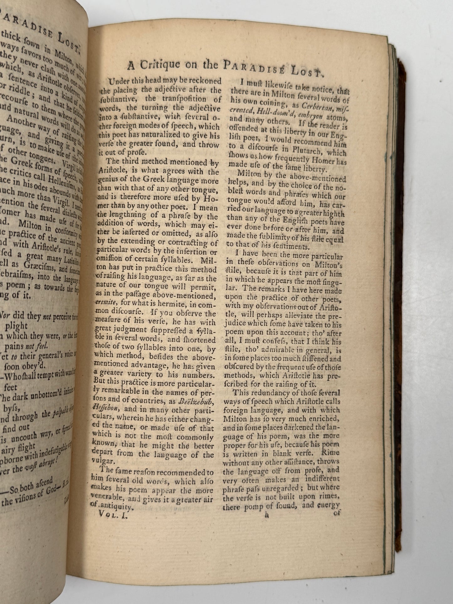 Paradise Lost by John Milton 1770 Thomas Newton Edition