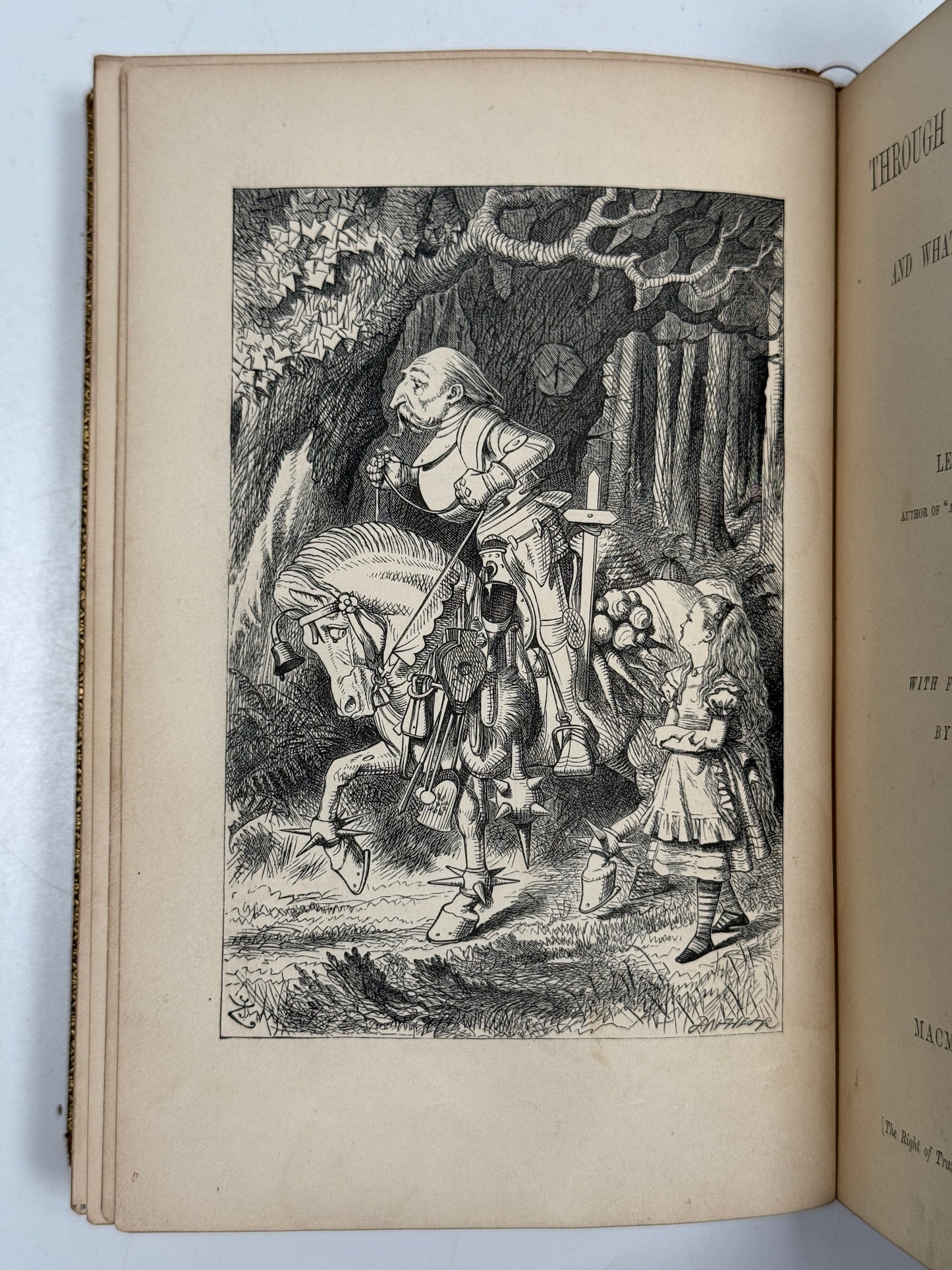 Through the Looking Glass by Lewis Carroll 1872 First Edition