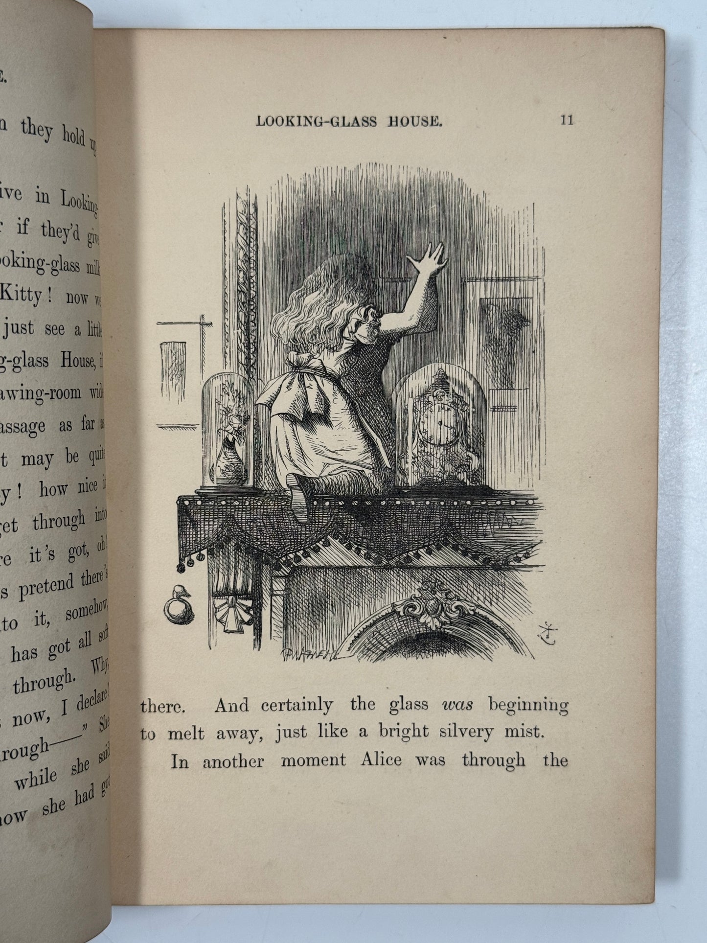 Through the Looking Glass by Lewis Carroll 1872 First Edition