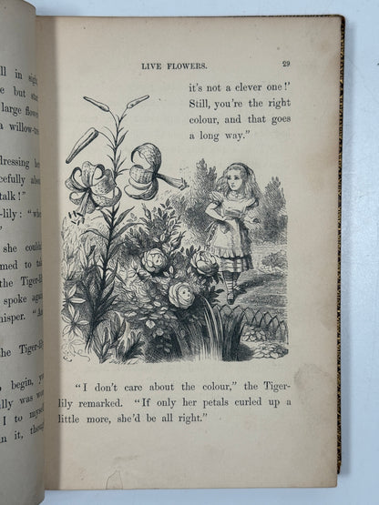 Through the Looking Glass by Lewis Carroll 1872 First Edition