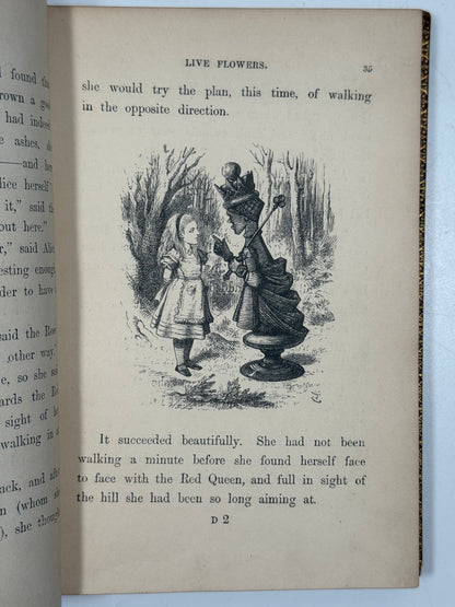 Through the Looking Glass by Lewis Carroll 1872 First Edition