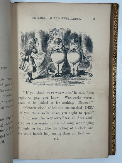 Through the Looking Glass by Lewis Carroll 1872 First Edition