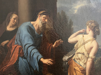 The Expulsion of Hagar and Ishmael after Adrian van der Werff (c.1720)