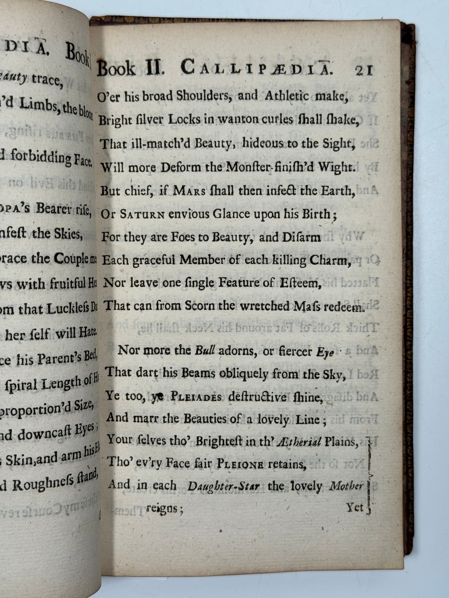 Callipaedia Nicholas Rowe 1712 Fine Cottage Roof Restoration Binding
