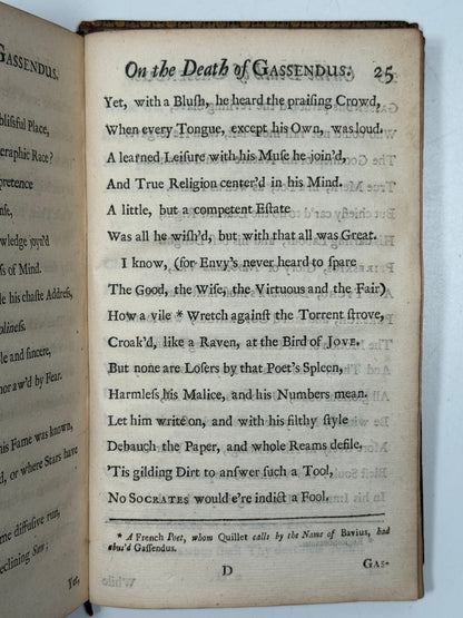 Callipaedia Nicholas Rowe 1712 Fine Cottage Roof Restoration Binding