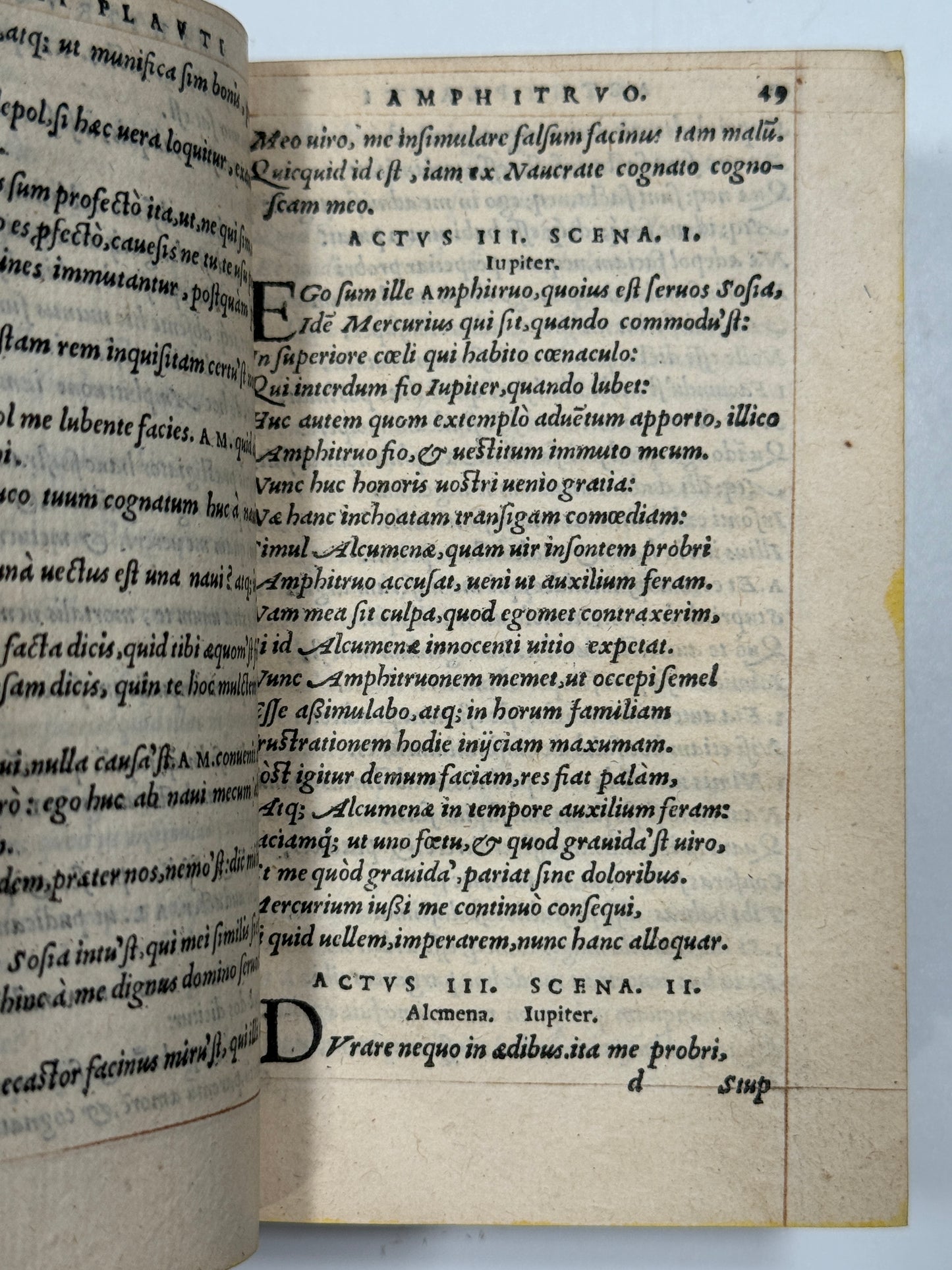 The Twenty Comedies of Maccius Plautus 1549 Post-Incunable