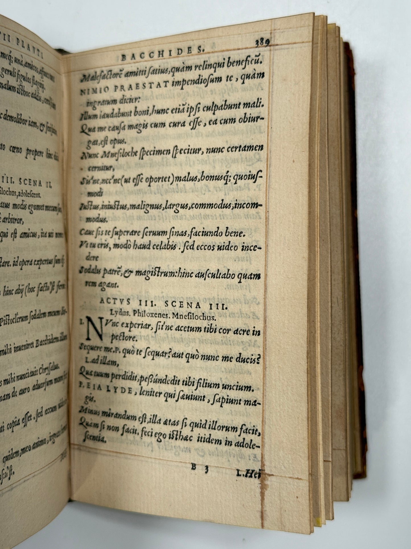 The Twenty Comedies of Maccius Plautus 1549 Post-Incunable