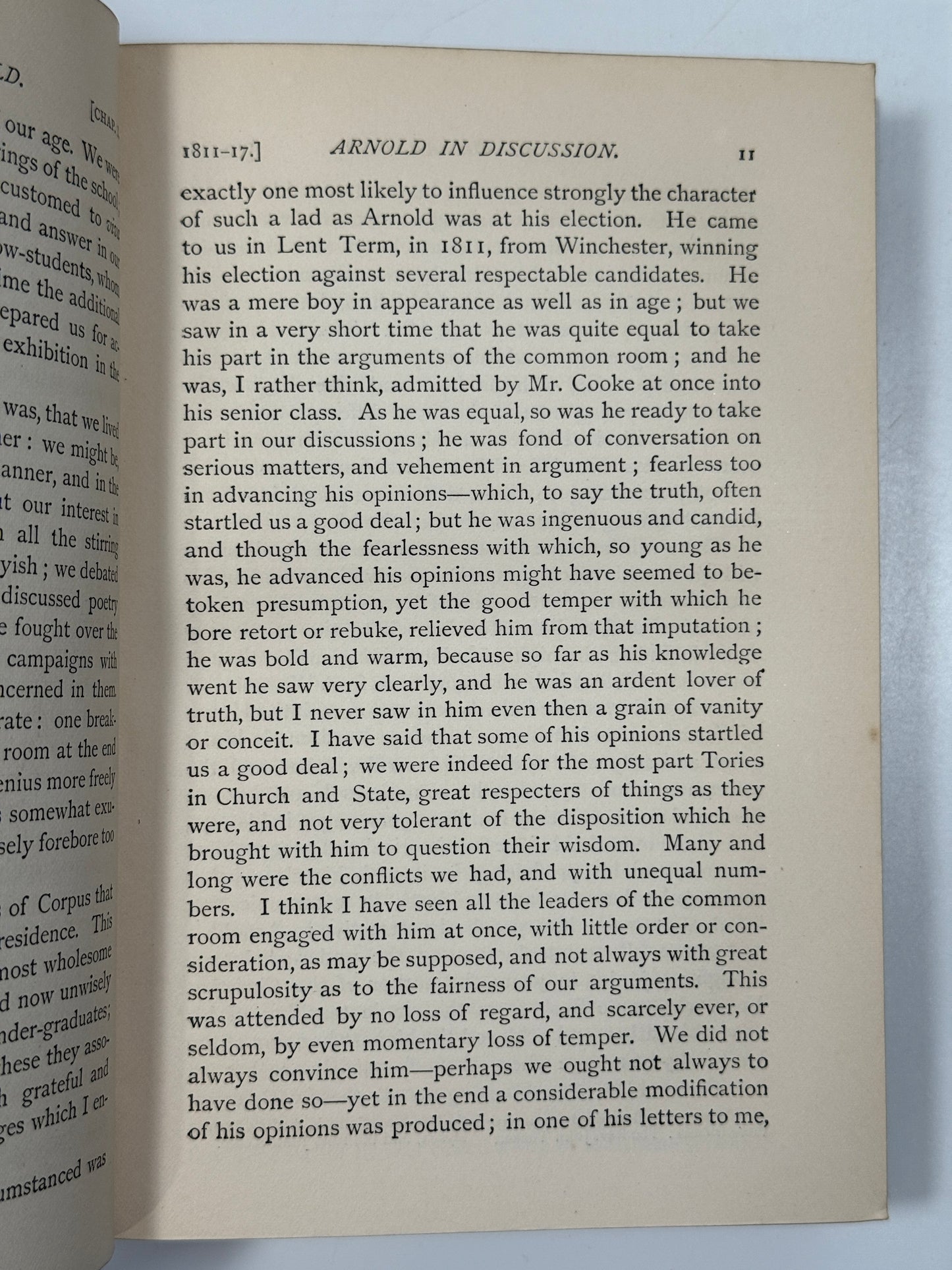 The Life of Thomas Arnold 1881