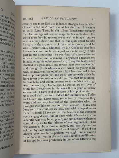 The Life of Thomas Arnold 1881