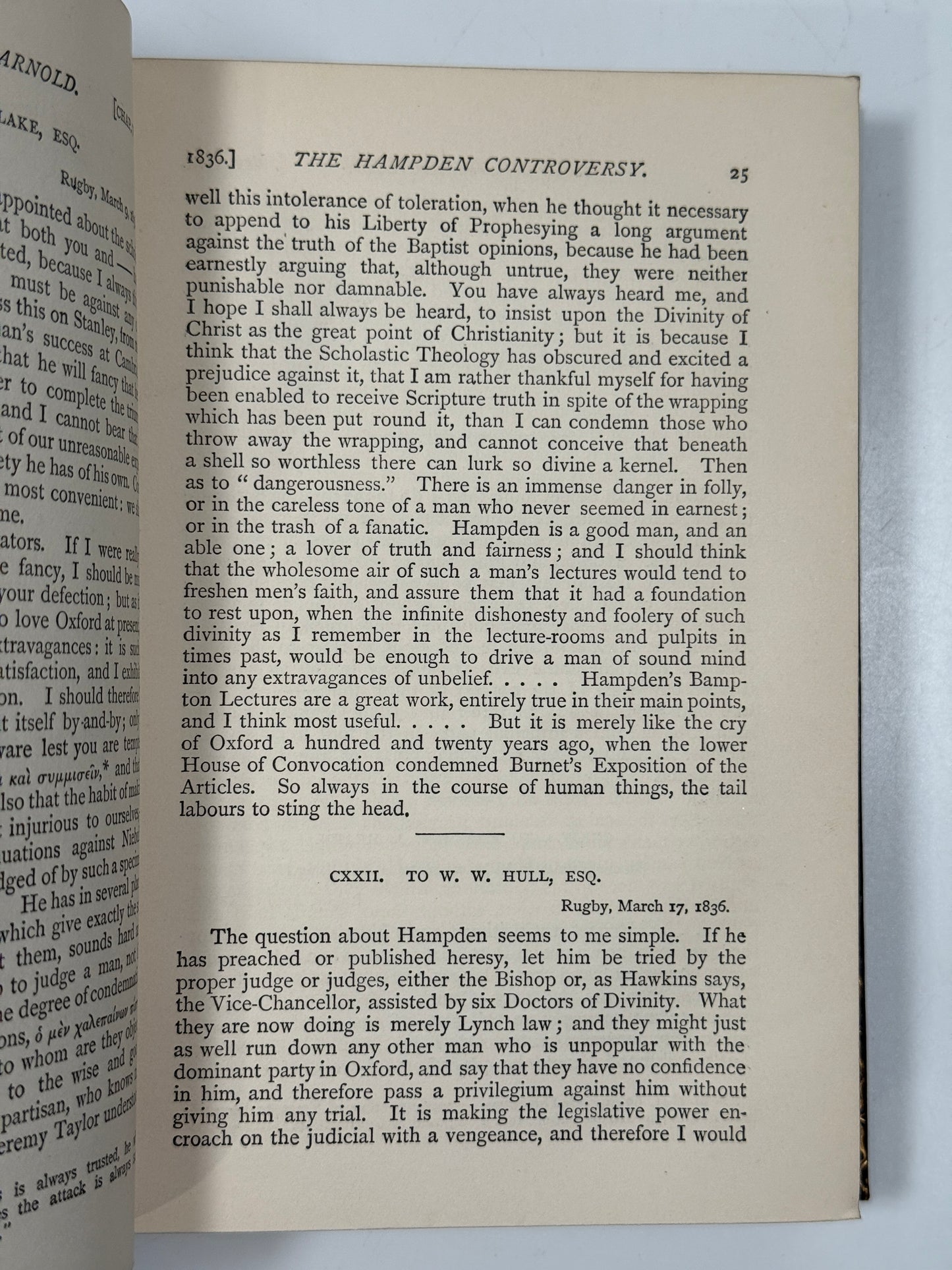 The Life of Thomas Arnold 1881