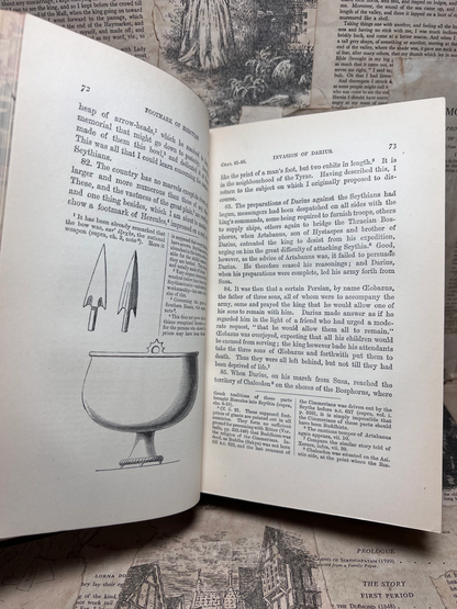 The History of Herodotus 1880 Finely Bound by Bickers & Son