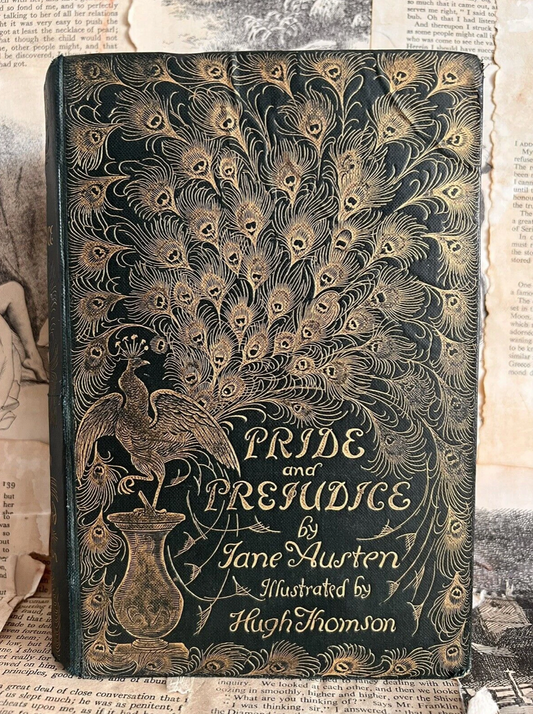 Pride and Prejudice by Jane Austen 1894 Peacock Edition